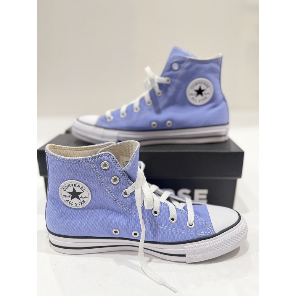 Converse Taylor All-Star Very Peri Size 6 Purple Canvas High-Top Sneakers Shoes